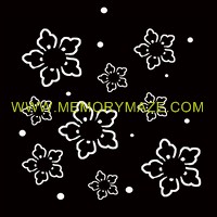 FLOWER SPOT poly template 8x8 sold in 3's